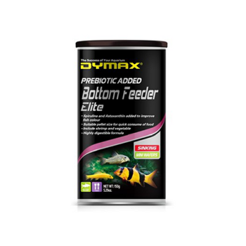 DYMAX BOTTOM FEEDER ELITE 160G SINKING MINI WAFER (1.6MM) (Available in case of 8)